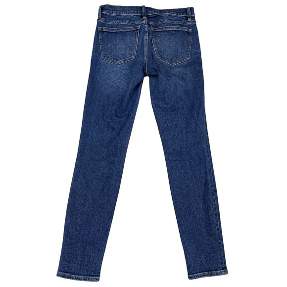 J.Crew 8" Toothpick Women’s Blue Jeans Sz 27 - Picture 2 of 5